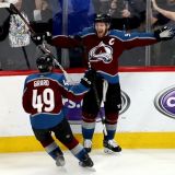 Landeskog Goes Full-Service to Score Avs' OT Winner and Force Game 7