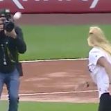 We May Have Just Witnessed the Ugliest First Pitch in Recorded History