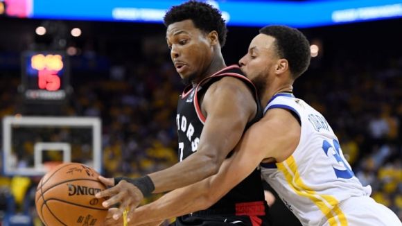 NBA Finals: Curry's 47 Can't Overcome Dubs' Swiss-Cheese D; Raptors Cruise in Game 3