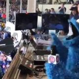 Cookie Monster Completely Owns the Seventh Inning Stretch at Wrigley