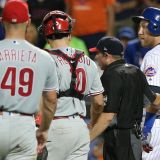 Jake Arrieta Threatens to Scramble the Brains of Todd Frazier