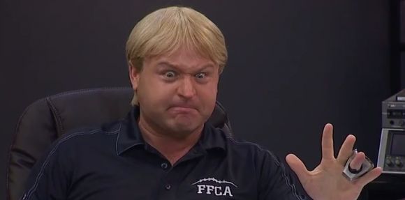 Jon Gruden Gets Openly Mocked by Frank Caliendo in Front of Entire Raiders Team
