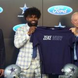Jerry Jones and Zeke Elliott Mend Fences with the Help of a Novelty Tee