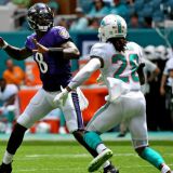 Ravens RB Lamar Jackson Gets Reps at QB against Miami