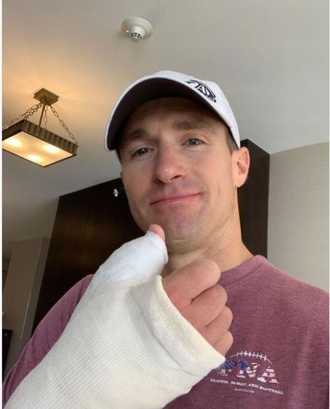 Drew Brees and Mike Trout Are Collaborating on Exciting Thumb Surgery Project