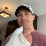 Drew Brees and Mike Trout Are Collaborating on Exciting Thumb Surgery Project
