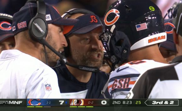 Matt Nagy Likes to Get Salty with Mitch Trubisky during Games
