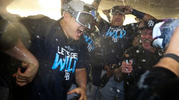 The Tampa Bay Rays Are Really Excited about Clinching a Playoff Spot