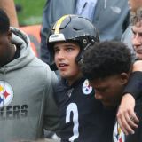 A Concussed Mason Rudolph Refuses the Cart, Which May Have Been Disabled, Anyway