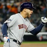 ALCS: Astro Sticks Beat Yankees and Stone Hostile Fans
