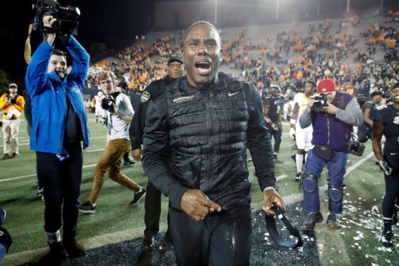 Derek Mason Grants an Emotionally Unhinged Post-Game Interview after Vandy's Upset Win