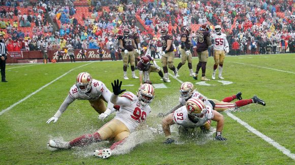 The 49ers Visit Dan Snyder's Waterpark in DC