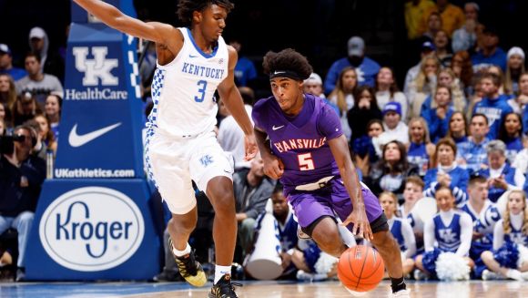 Evansville Drops a Purple Ace on No 1 Kentucky
