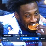 Let's Enjoy Some Breakfast for Dinner on the Bench with Robert Covington