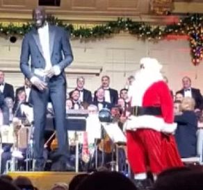 Tacko Fall Goes Total Maestro for the Boston Pops