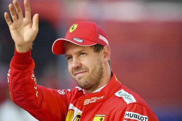 Vettel Social Distances from Ferrari