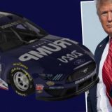 The Trump 2020 Car Waves and Early Bye-Bye at the Brickyard 400