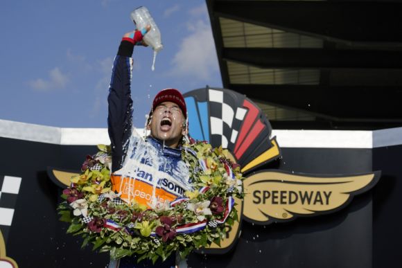 Sato Cautions Past the Checkered Flag to Claim Second Indy 500 Triumph