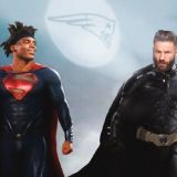 Julian Edelman Engages in Superhero Cosplay with His New Best Bud Cam Newton