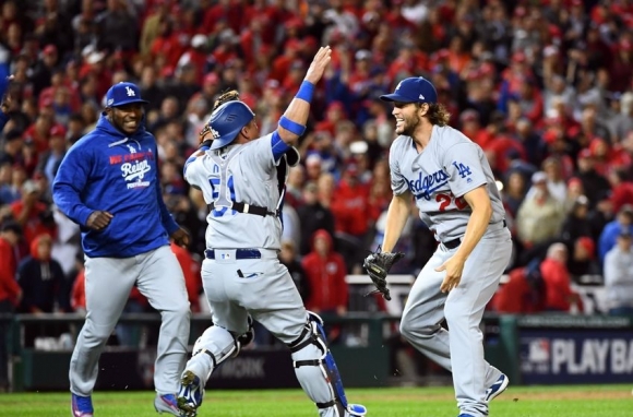Dodgers' Bats Rattle Late, Kershaw Appears Later; Advance to NLCS
