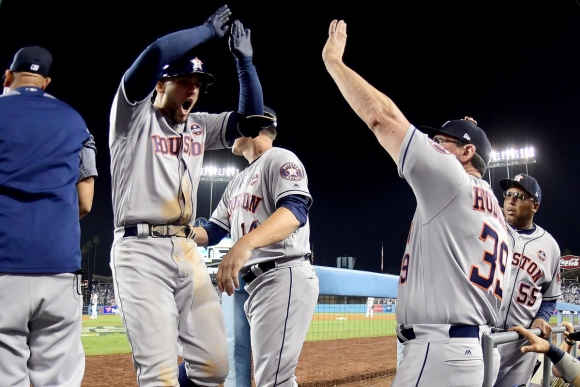World Series: Astros Out-Slug Dodgers to Take Game 2