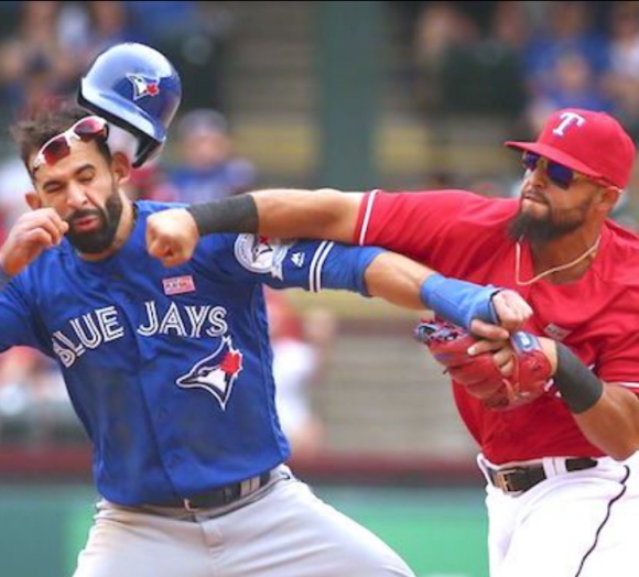 A Boxing Match Breaks Out at a Baseball Game 