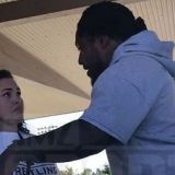 Pads Appear to Be Optional at the Marshawn Lynch Football Camp