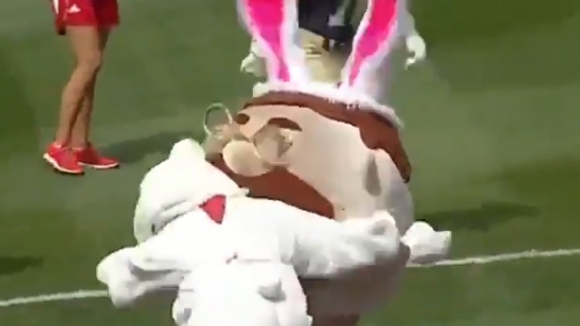 Easter Bunny Viciously Attacks Teddy Roosevelt