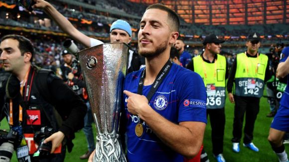 Hazard Pops a Pair as Chelsea Claim Europa League Title