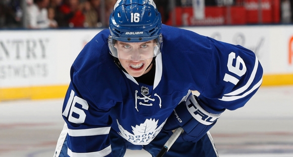 Mitch Marner Is Almost Decapitated by His Own Stick