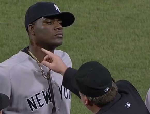 Pineda Gets 10-Game Suspension for Sticky Neck