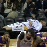 Shorthanded Lakers Beat Cleveland Despite Lonely Bench