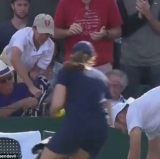 OG Snatches Towel from Kid at Wimbledon