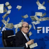 Sepp Blatter Gets a Dosh Shower