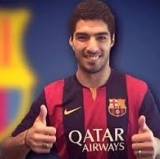 Luis Suárez Is Front-&-Center for Barça