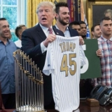 Cubs White House Visit Gets Kinda Weird