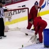 Ovechkin Lights the Lamp and Cans the Camera