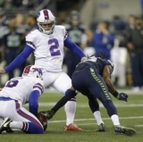 Richard Sherman Almost Maims Bills Kicker