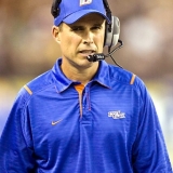 Chris Petersen Trades Blue Turf for Purple Passion