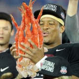 Winston Suspended for Stealing Crab Legs