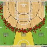 No, that's not a hedge. That's Curry's shot chart.