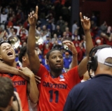 Dayton Does a Happy Dance at Home