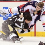Kessel Keys Penguins Win in Metro Showdown