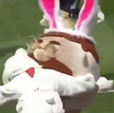 Easter Bunny Viciously Attacks Teddy Roosevelt