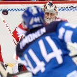 Finns Block Russia's Shot at Medal; Set Up a Nordic Semi-Final