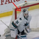 Sharks Goalie Saves Shot with His Shirt