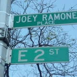 It's the most stolen street sign in the city. The top one.