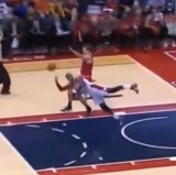 John Wall Goes All Degree of Difficulty on the Bulls