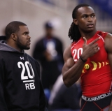 Former Bama players Mark Ingram and Julio Jones