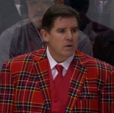 Predators Coaches Wear Holiday Splendor to Pay Off Bet